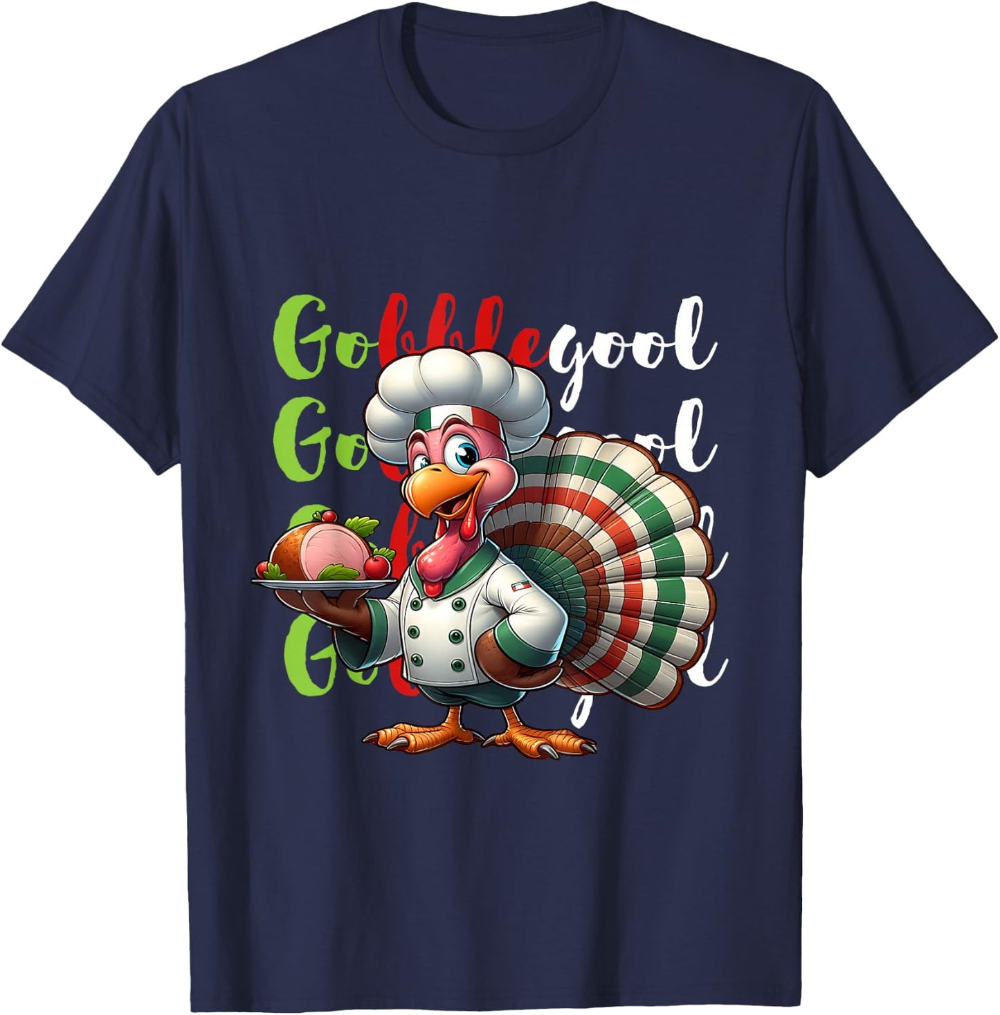 Funny Gobblegool Turkey Thanksgiving gobble gool turkey 2024 T-Shirt - T-Shirt | Navy