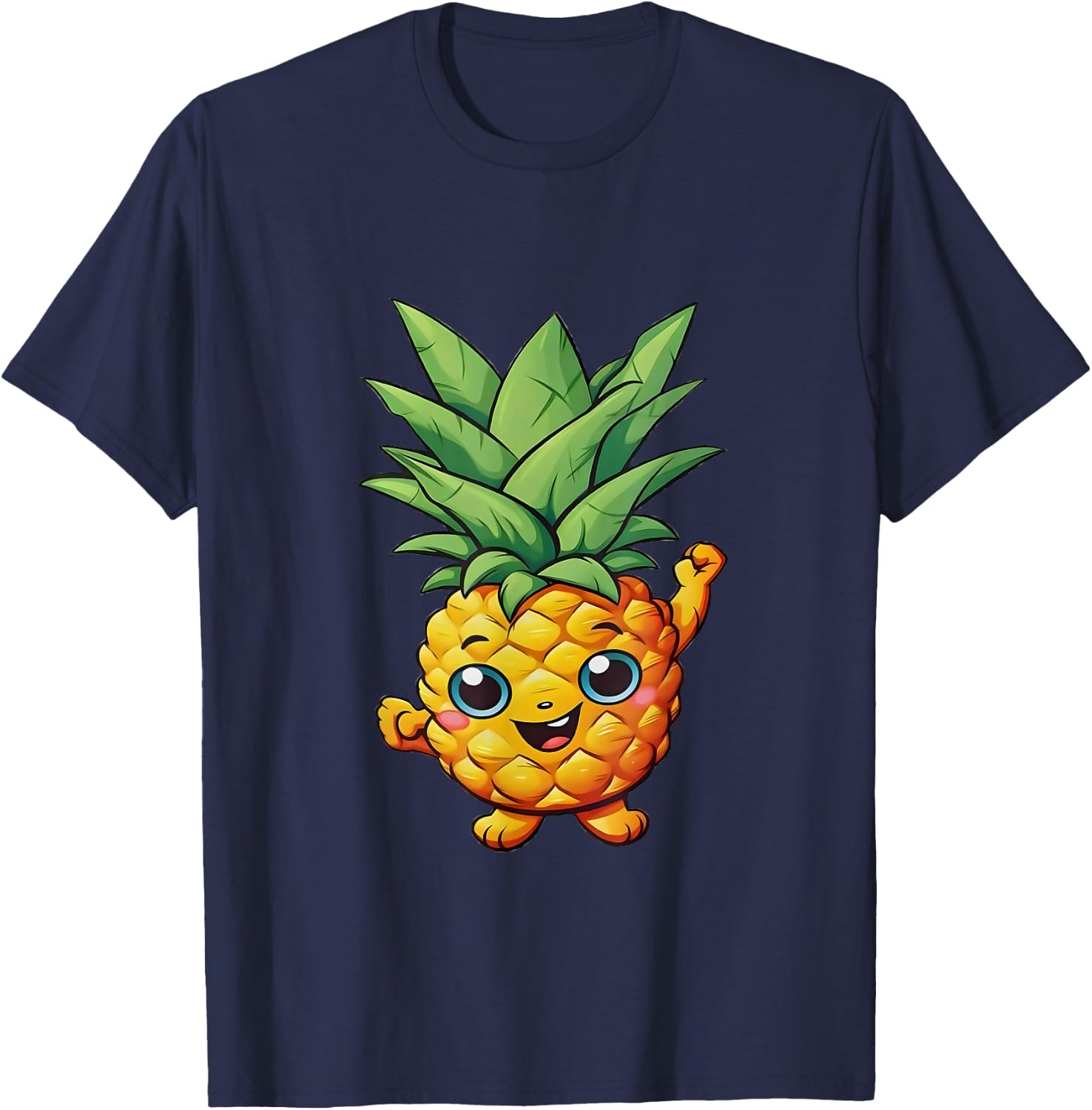 Pineapple for Kids, Pineapple , Pineapple for Youth T-Shirt - T-Shirt | Navy
