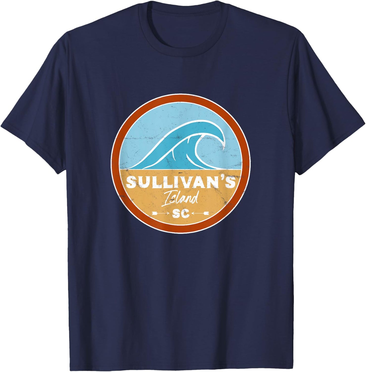 Sullivan's Island Beach South Carolina SC Beach Lover Men Women Kids T-Shirt - T-Shirt | Navy