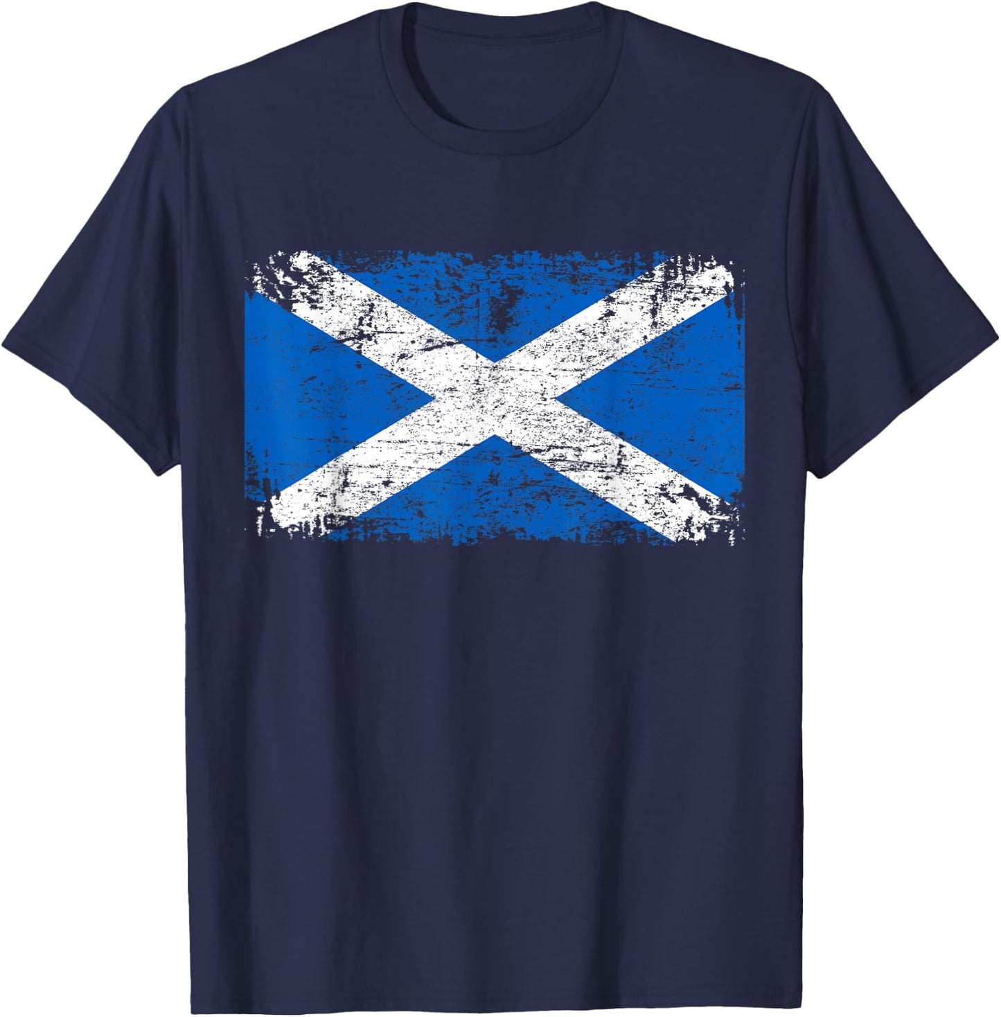 SCHOTTLAND Flagge | Damen Herren Kinder SCOTLAND T-Shirt - T-Shirt | Navy