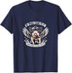 Comic Pig With Wings T-Shirt - T-Shirt | Navy