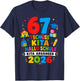 67 Tschüss Kita Hallo Schule 2026 Kinder T-Shirt - T-Shirt | Navy