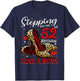 52 and Fabulous High Heels Stepping Into My 52nd Birthday T-Shirt - T-Shirt | Navy