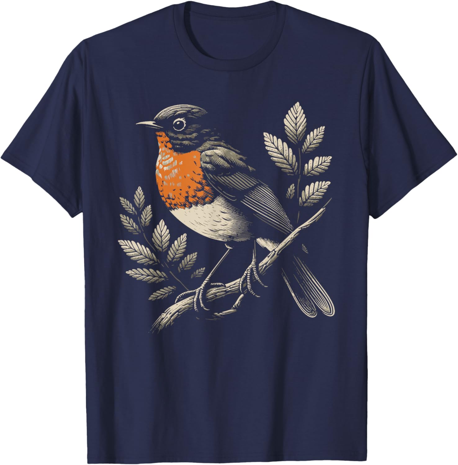 American Robin T-Shirt - T-Shirt | Navy