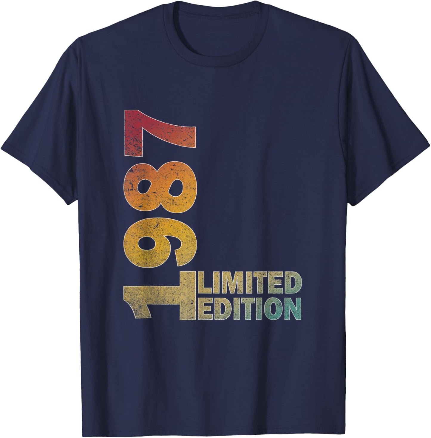 38th Birthday Gift men & women born 1987 turning 38 Year Old T-Shirt - T-Shirt | Navy