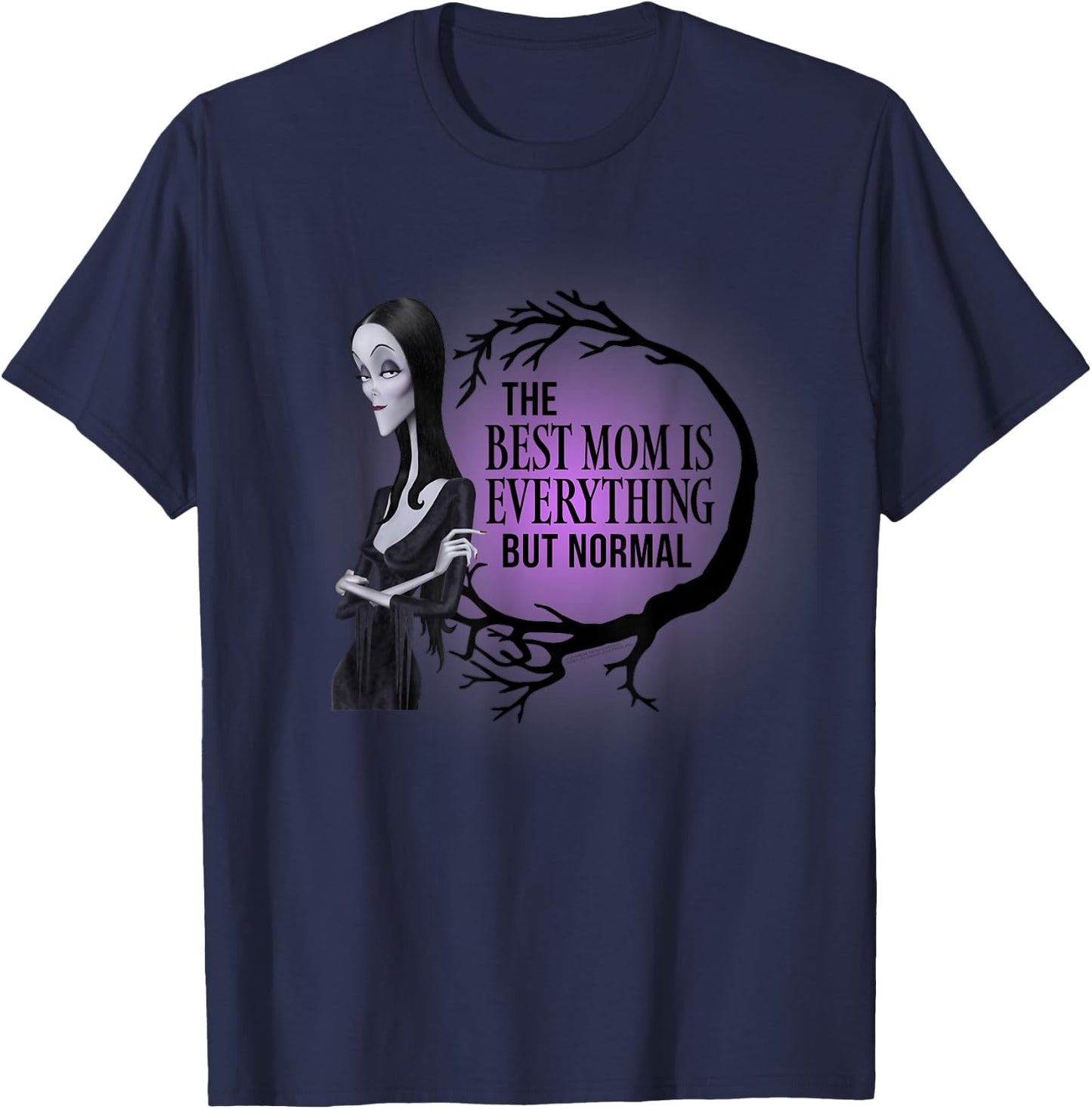 The Addams Family Animated Movies - Mother's Day Morticia , black T-Shirt - T-Shirt | Navy
