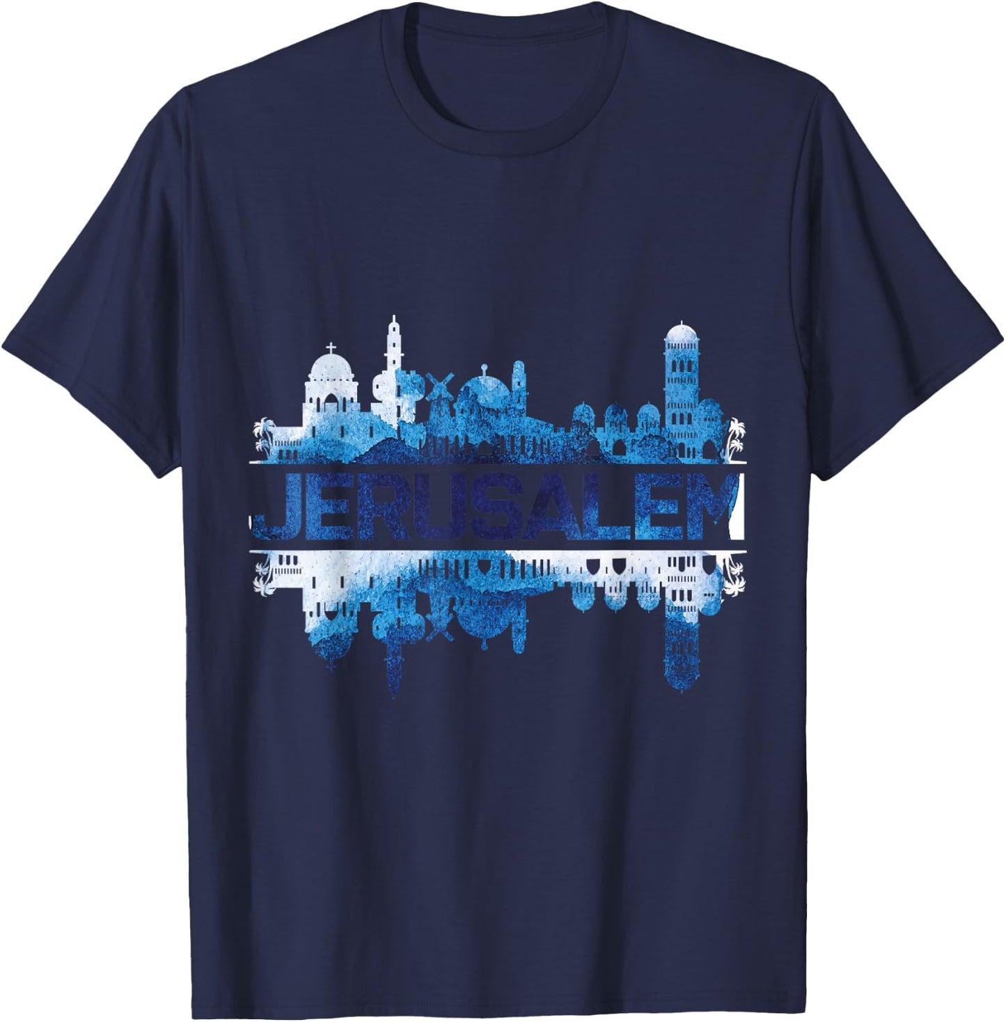 Jerusalem Israel T-Shirt - T-Shirt | Navy
