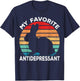 Bunny Antidepressant - Bunny Lover Funny T-Shirt - T-Shirt | Navy