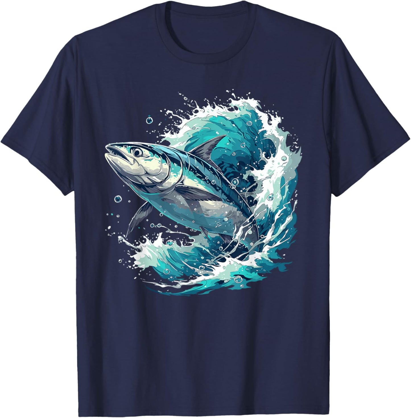 Tuna Thunfische Thunfisch T-Shirt - T-Shirt | Navy