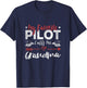 My Favorite Pilot Calls Me Grandma Pilot’s Grandma T-Shirt - T-Shirt | Navy