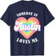 Someone In Austin Loves Me City Heart T-Shirt - T-Shirt | Navy