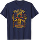Stranger Things Distressed Hellfire Club Neon Demogorgon T-Shirt - T-Shirt | Navy