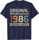Original 1986 Birthday Gift 39 Years anniv 39 years , Black, S T-Shirt - T-Shirt | Navy