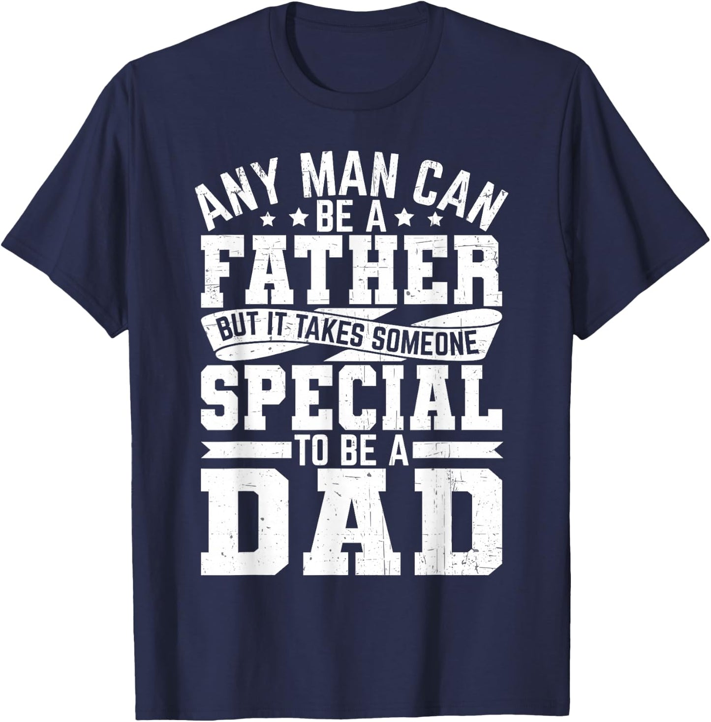 Best Dad Funny Father's Day Proud Father Husband Daddy T-Shirt - T-Shirt | Navy