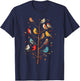 Birds On A tree Branch Birding Bird Watching Bird T-Shirt - T-Shirt | Navy