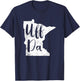 Uff Da Minnesota Map Funny Distressed T-Shirt - T-Shirt | Navy