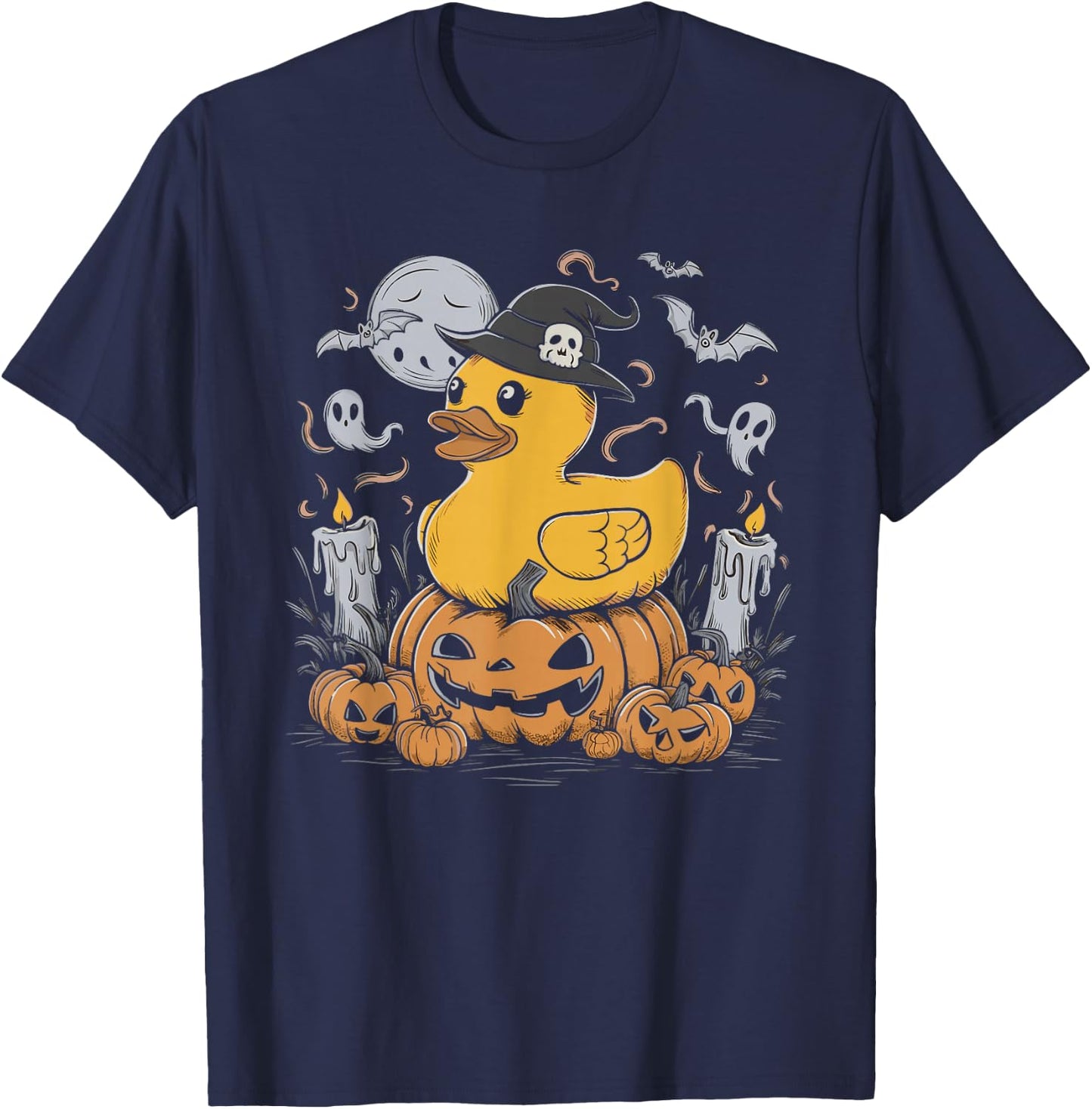 Rubber Duck Witch Rubber Duckie Costume Party T-Shirt - T-Shirt | Navy