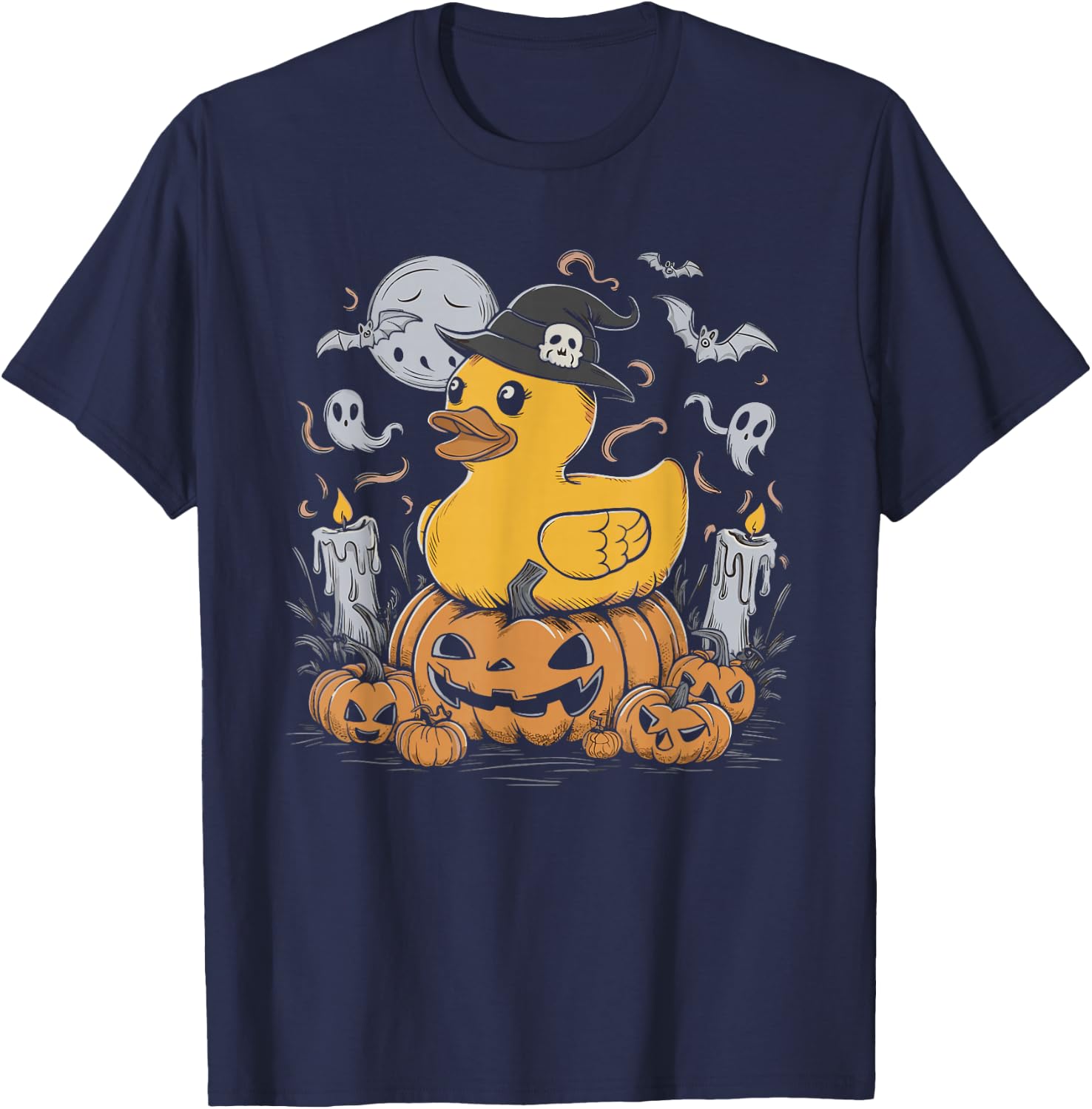 Rubber Duck Witch Rubber Duckie Costume Party T-Shirt - T-Shirt | Navy