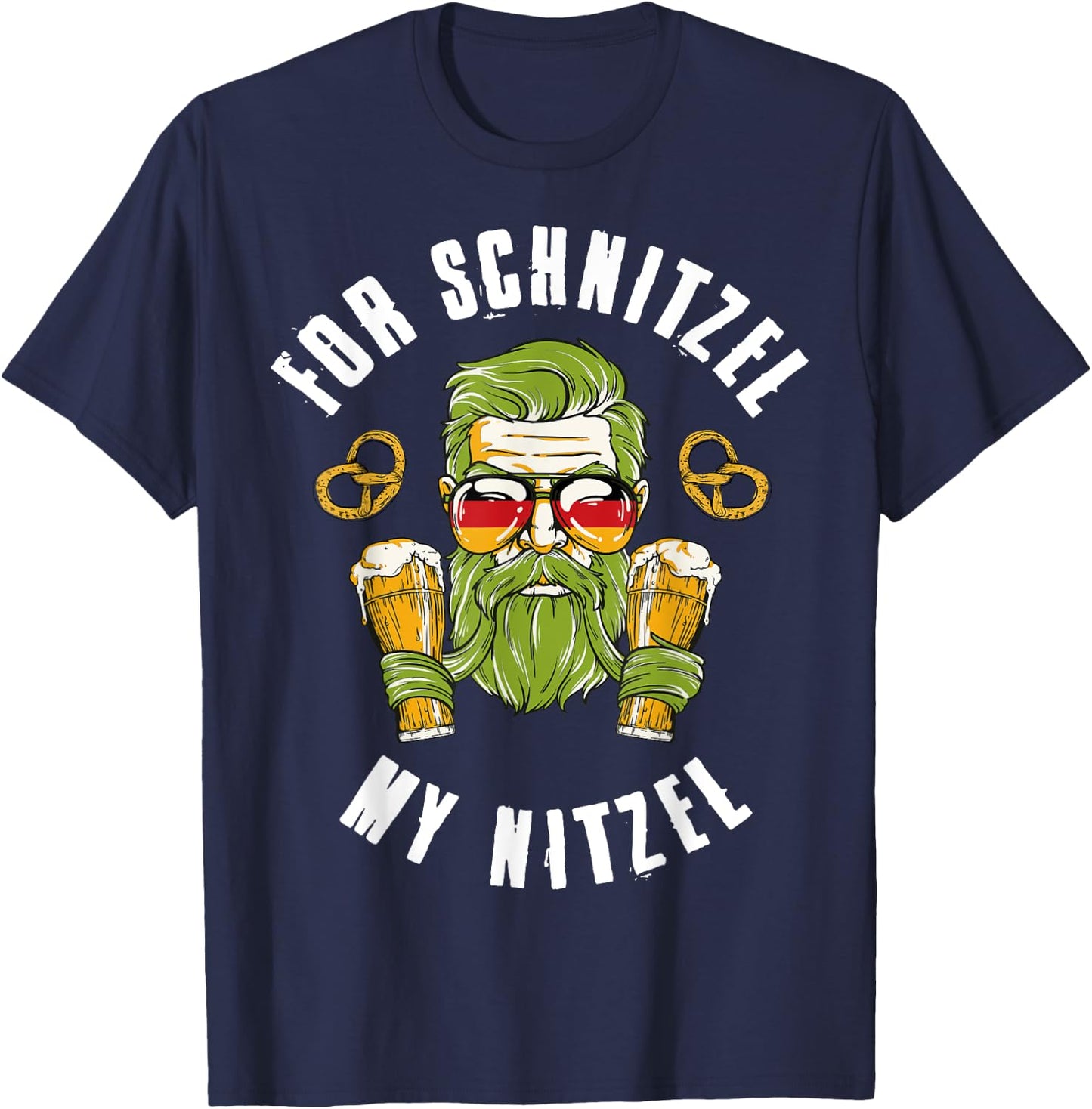 For Schnitzel My Nitzel T-Shirt - T-Shirt | Navy
