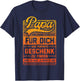 Papa und Vater Lustiger Spruch witziges Vatertag Herren T-Shirt - T-Shirt | Navy