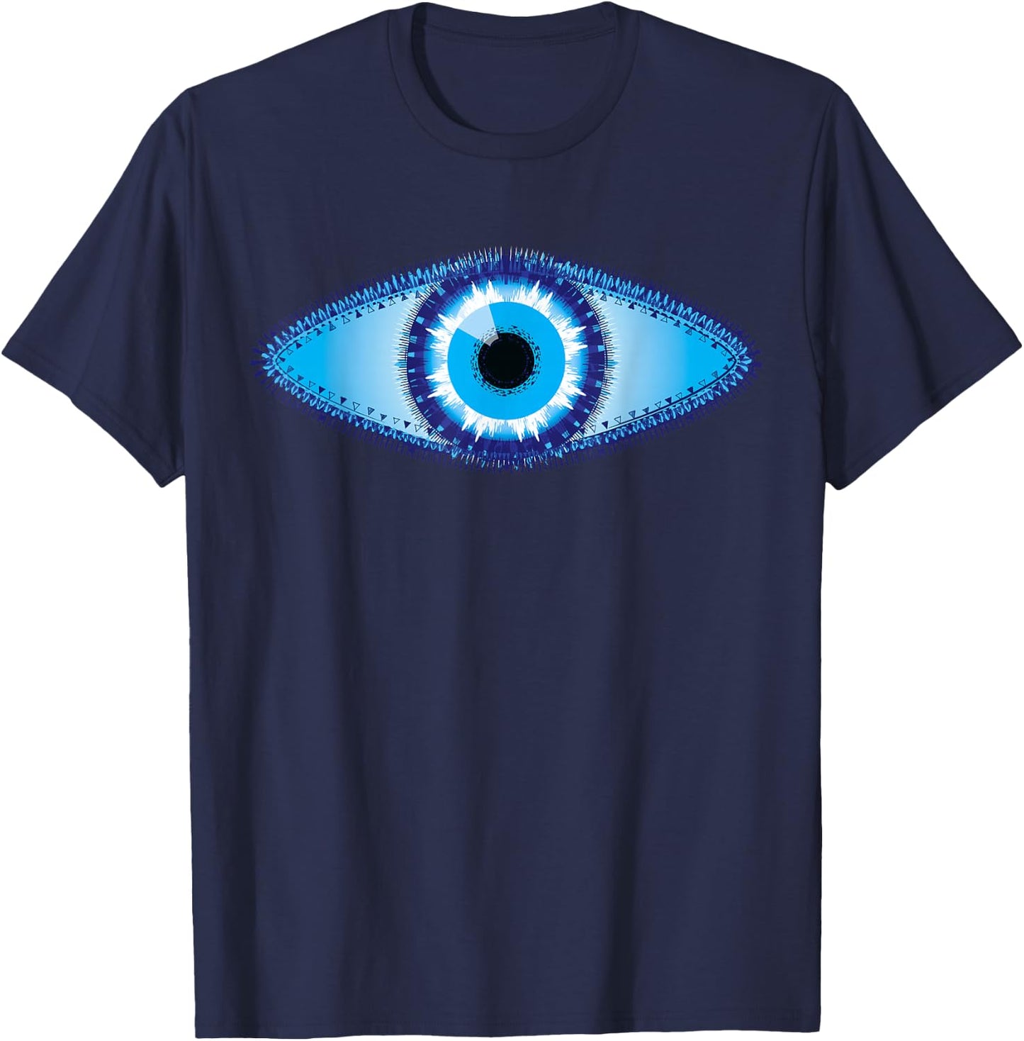 Evil Eye Shirt Nazar Protect From Evil Greek Turkish T-Shirt - T-Shirt | Navy