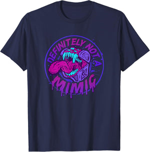 Dungeons & Dragons Definitely Not A Mimic Iconic Logo , black T-Shirt - T-Shirt | Navy