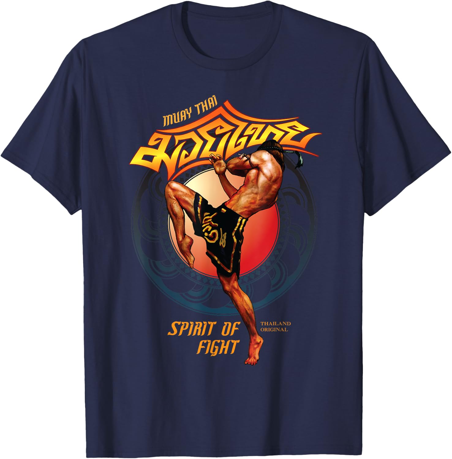 Thailand Original Muay thai boxing Gift women T-Shirt - T-Shirt | Navy