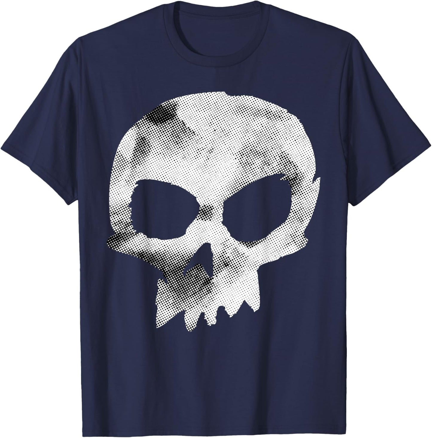 Disney Pixar Toy Story Sid Skull Classic Big Chest Emblem T-Shirt - T-Shirt | Navy