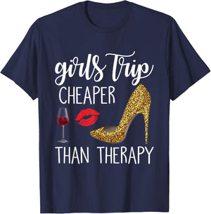Girls Weekend 2025 Women Girls Trip Travel 2025 T-Shirt - T-Shirt | Navy