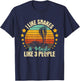 I Like Snakes & Maybe Like 3 People - Snake Reptile Lover T-Shirt - T-Shirt | Navy