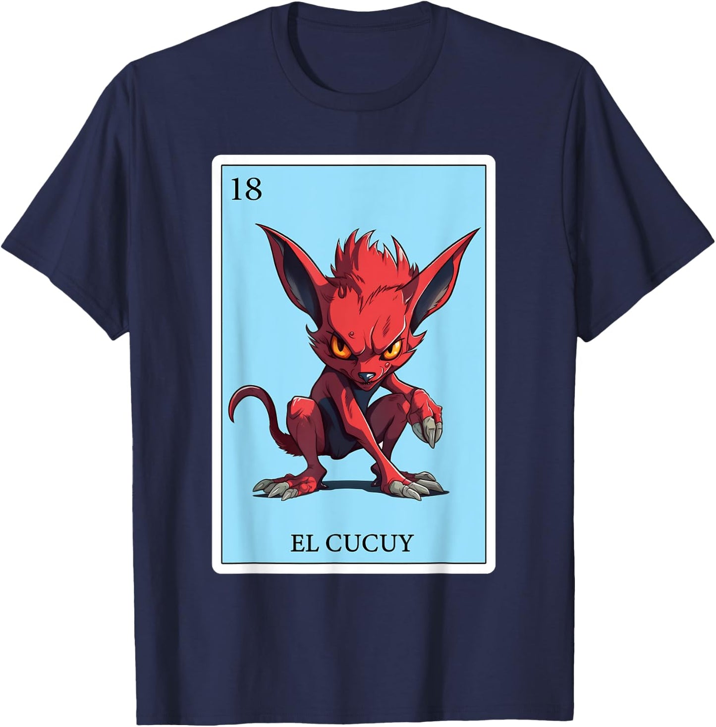 Spanish-Mexican Bingo Funny Gifts - El Cucuy T-Shirt - T-Shirt | Navy