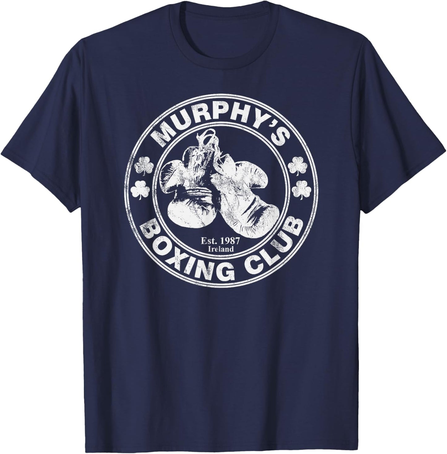 Murphy's Boxing Club 1987 - Irish Surname Boxing T-Shirt - T-Shirt | Navy