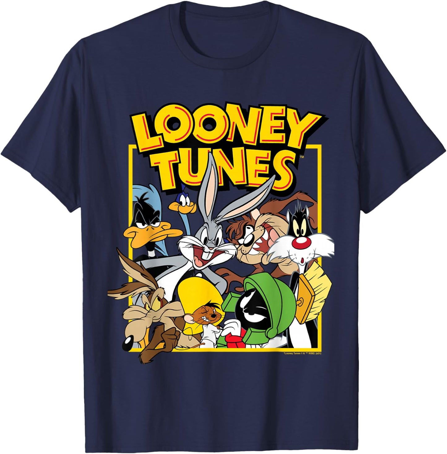 Looney Tunes Group T-Shirt - T-Shirt | Navy