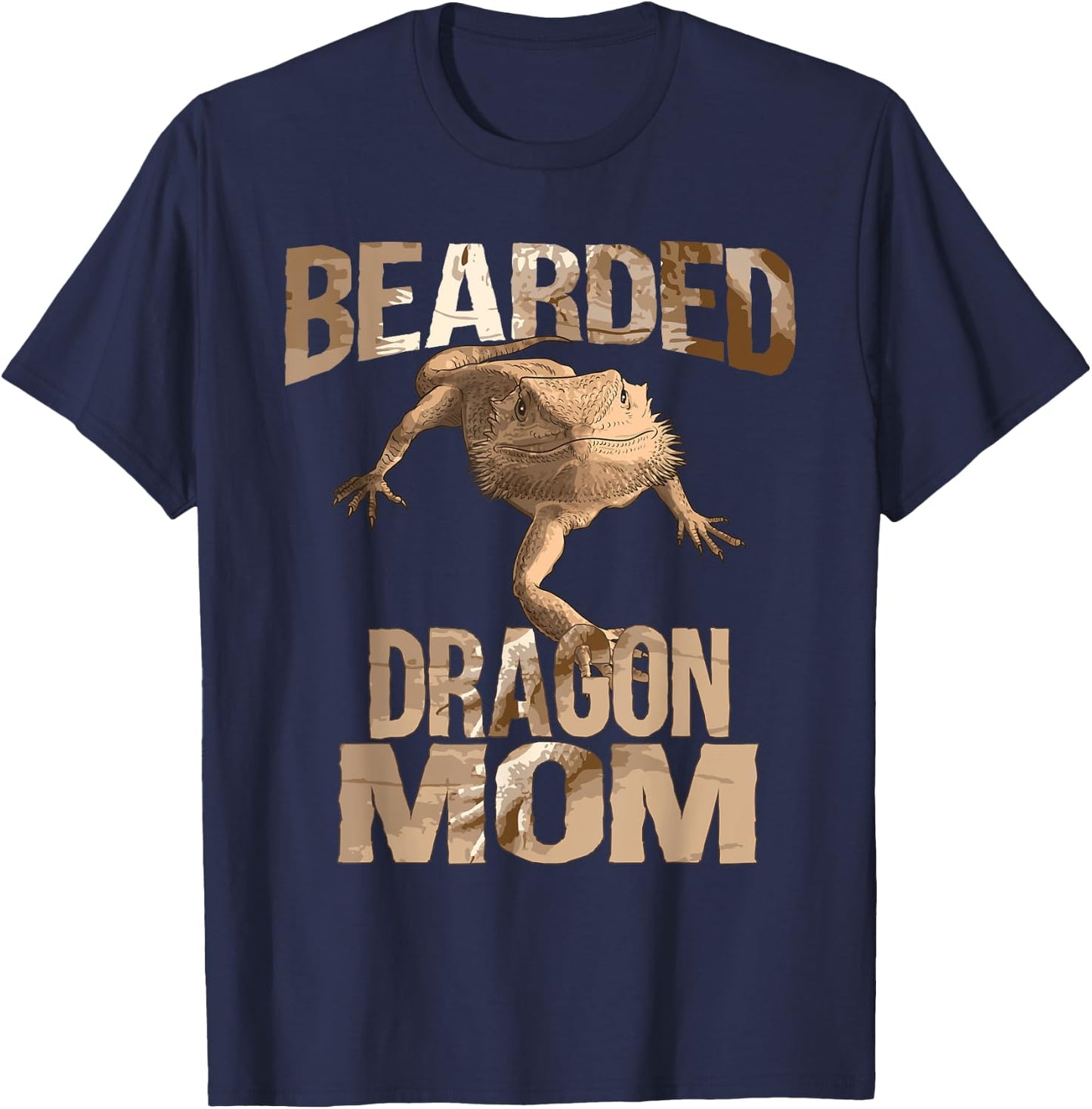 Cool Bearded Dragon Art Girls Bearded Dragon Lover T-Shirt - T-Shirt | Navy