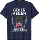 JGA Jäger Geiler Keiler Junggesellenabschied Jagd T-Shirt - T-Shirt | Navy