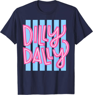 Dilly Dally, Spring Summer T-Shirt - T-Shirt | Navy