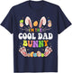I'm The Cool Dad Bunny Matching Family Easter Party T-Shirt - T-Shirt | Navy