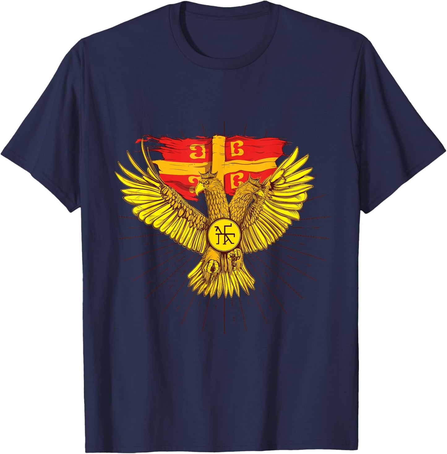 Byzantine Eagle T-Shirt - T-Shirt | Navy