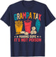 Grampa Tax Making Sure It's Not Poison Funny Fathers Day T-Shirt - T-Shirt | Navy