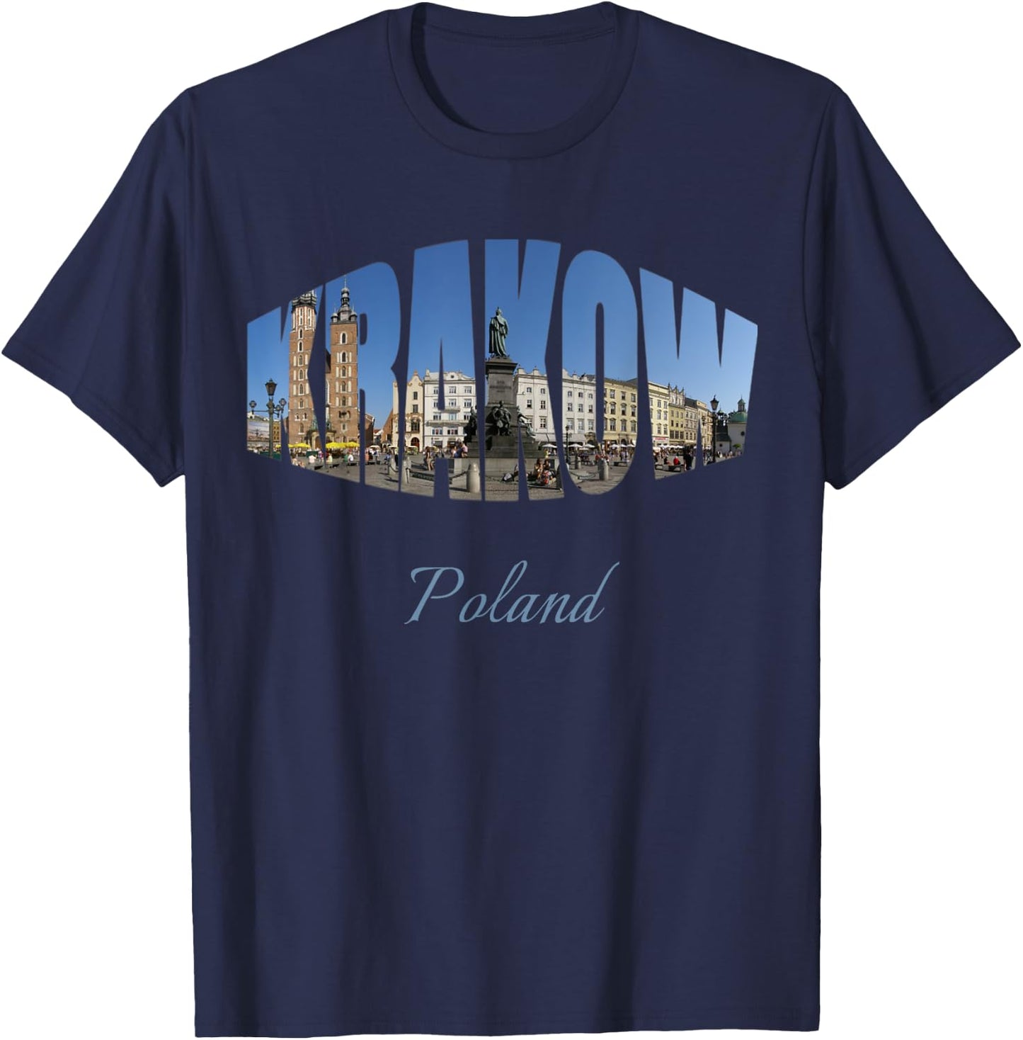 Krakow Poland T-Shirt - T-Shirt | Navy