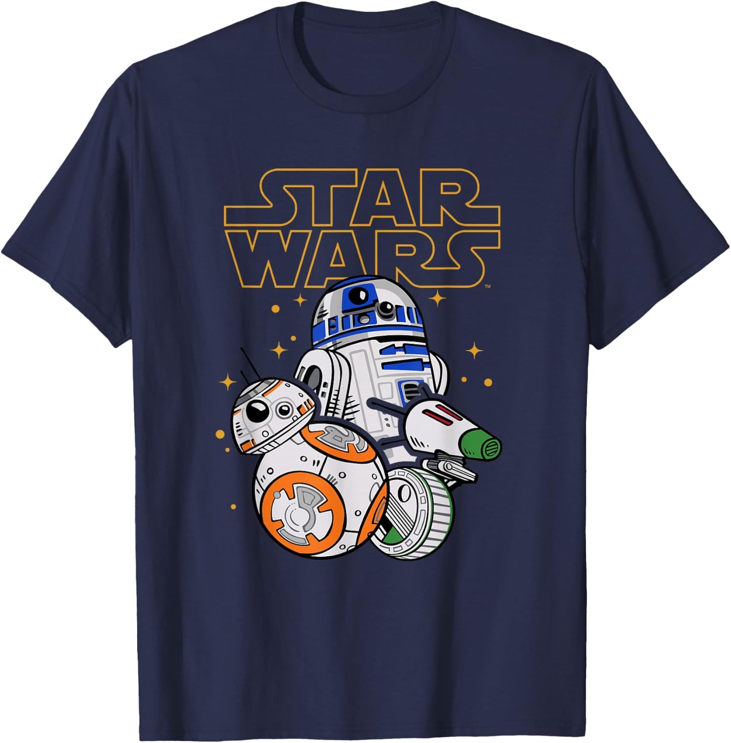 Star Wars Droid Group , black T-Shirt - T-Shirt | Navy