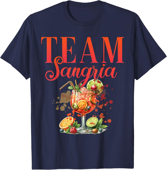 Sangria Cocktail Bartender Hen Party T-Shirt - T-Shirt | Navy