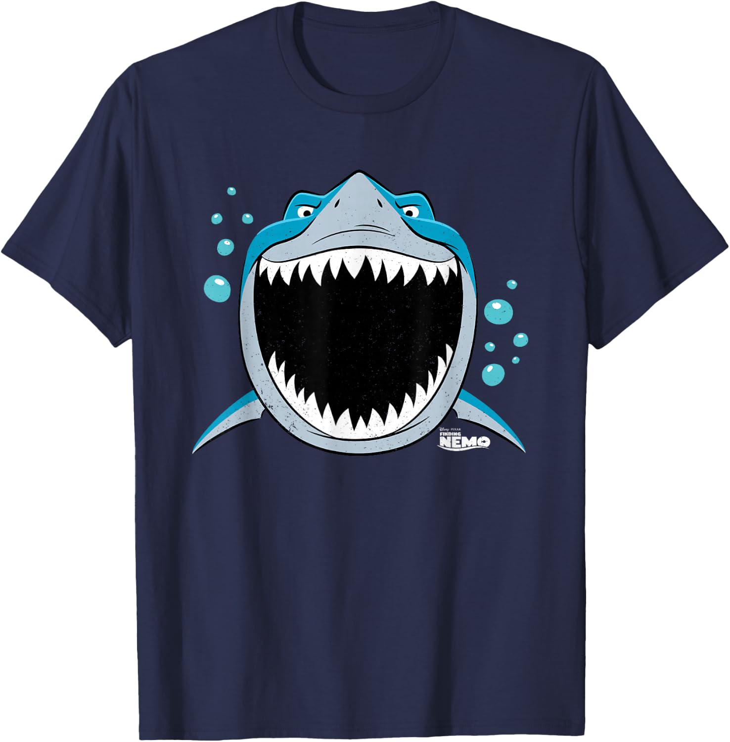 Disney PIXAR Finding Nemo Bruce JAWsome , black, s T-Shirt - T-Shirt | Navy