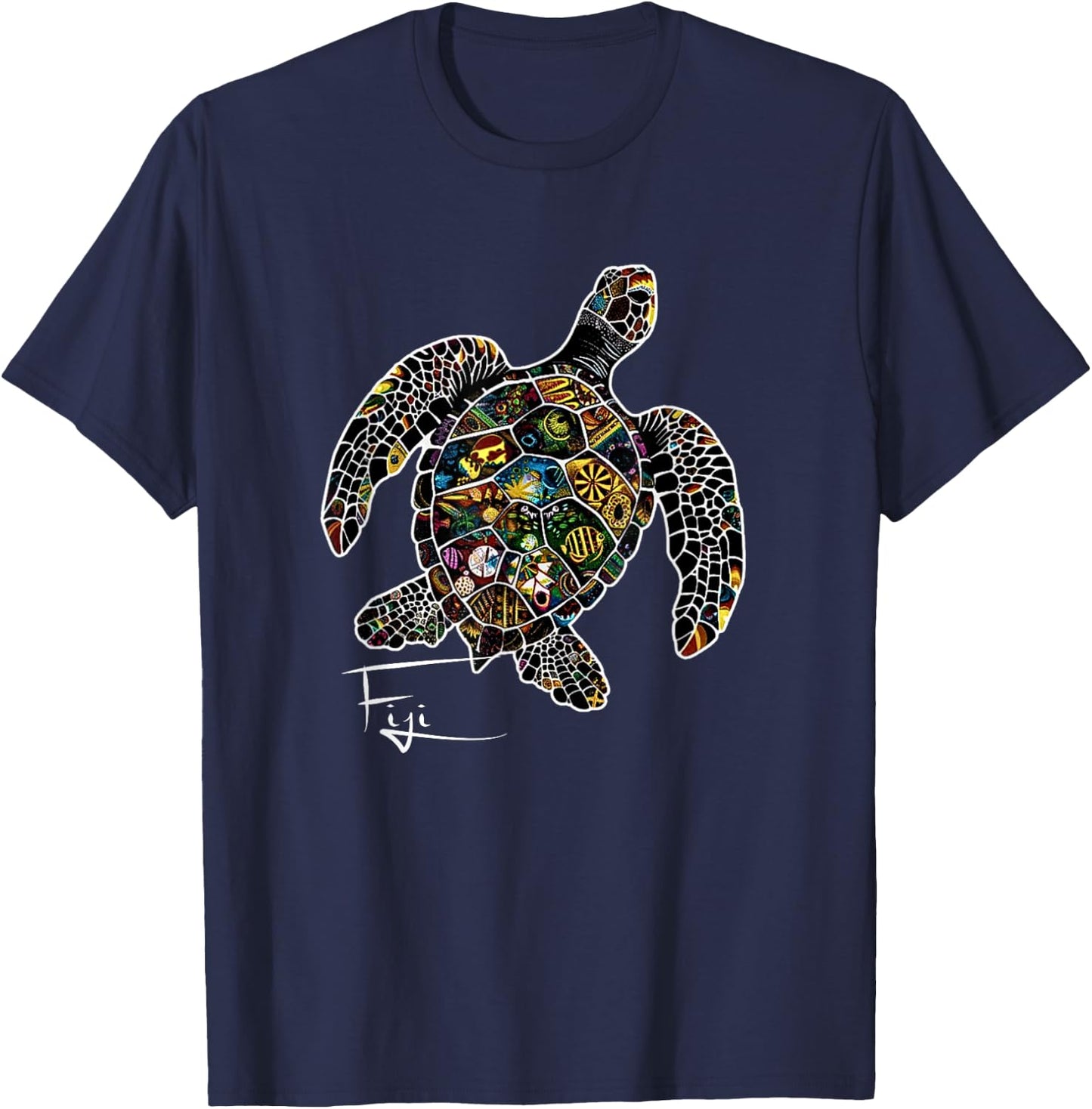 Fiji Islands Surfer Sign Fiji Souvenir T-Shirt - T-Shirt | Navy
