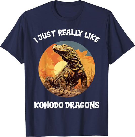 I just really like Komodo Dragons. Komodo Dragon T-Shirt - T-Shirt | Navy