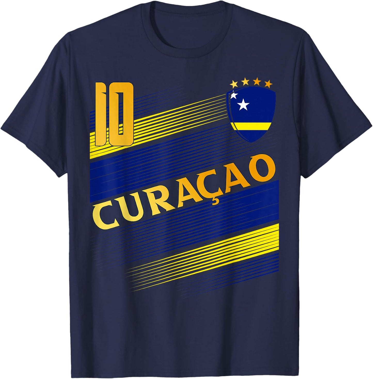 Curacao Flagge Curacaoan Pride Lovers T-Shirt - T-Shirt | Navy