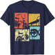 Vintage Low Rider Bicycle Retro Chicano Cholo Lowrider Bike T-Shirt - T-Shirt | Navy
