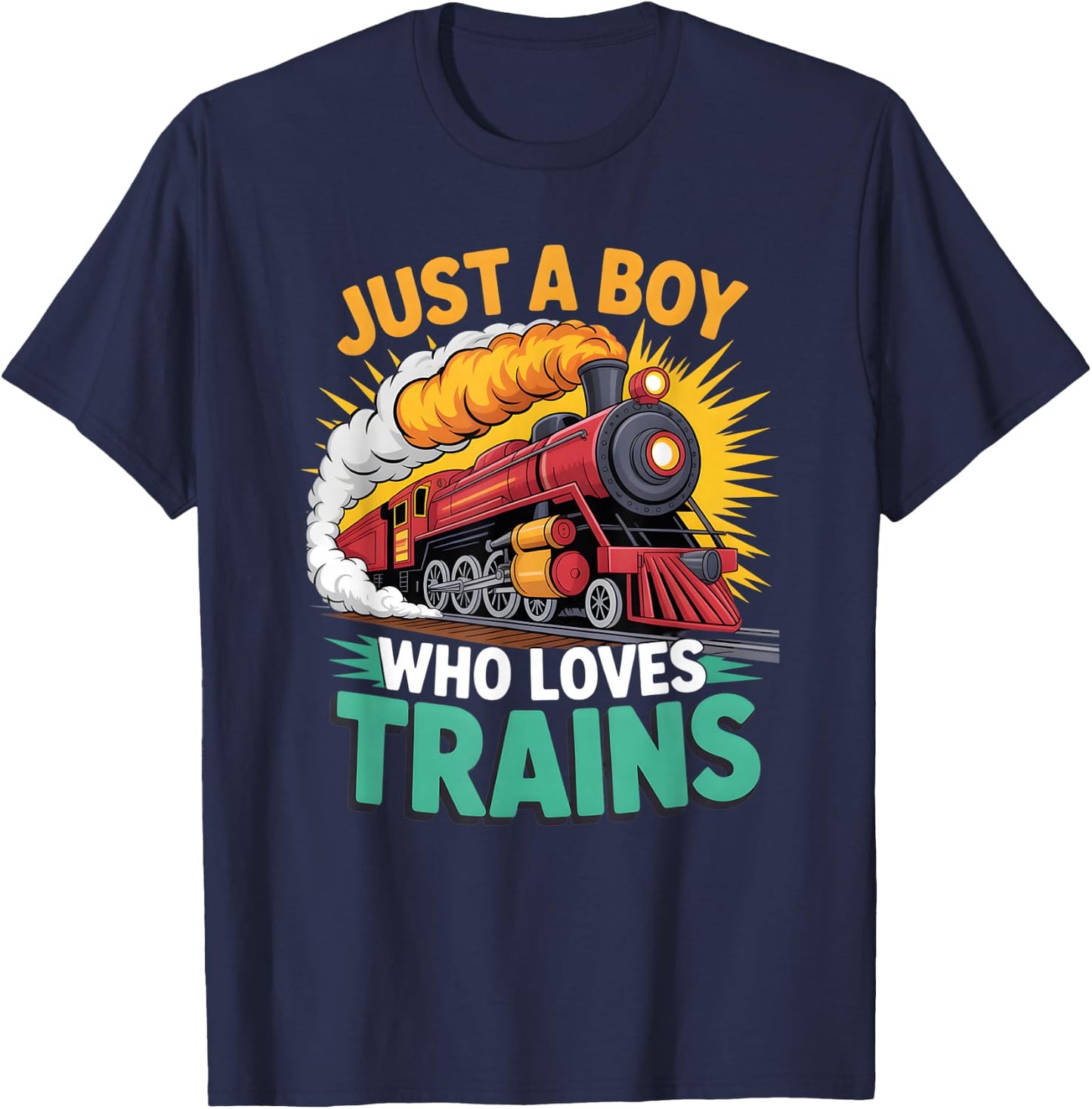 Boys Train T-Shirt - T-Shirt | Navy