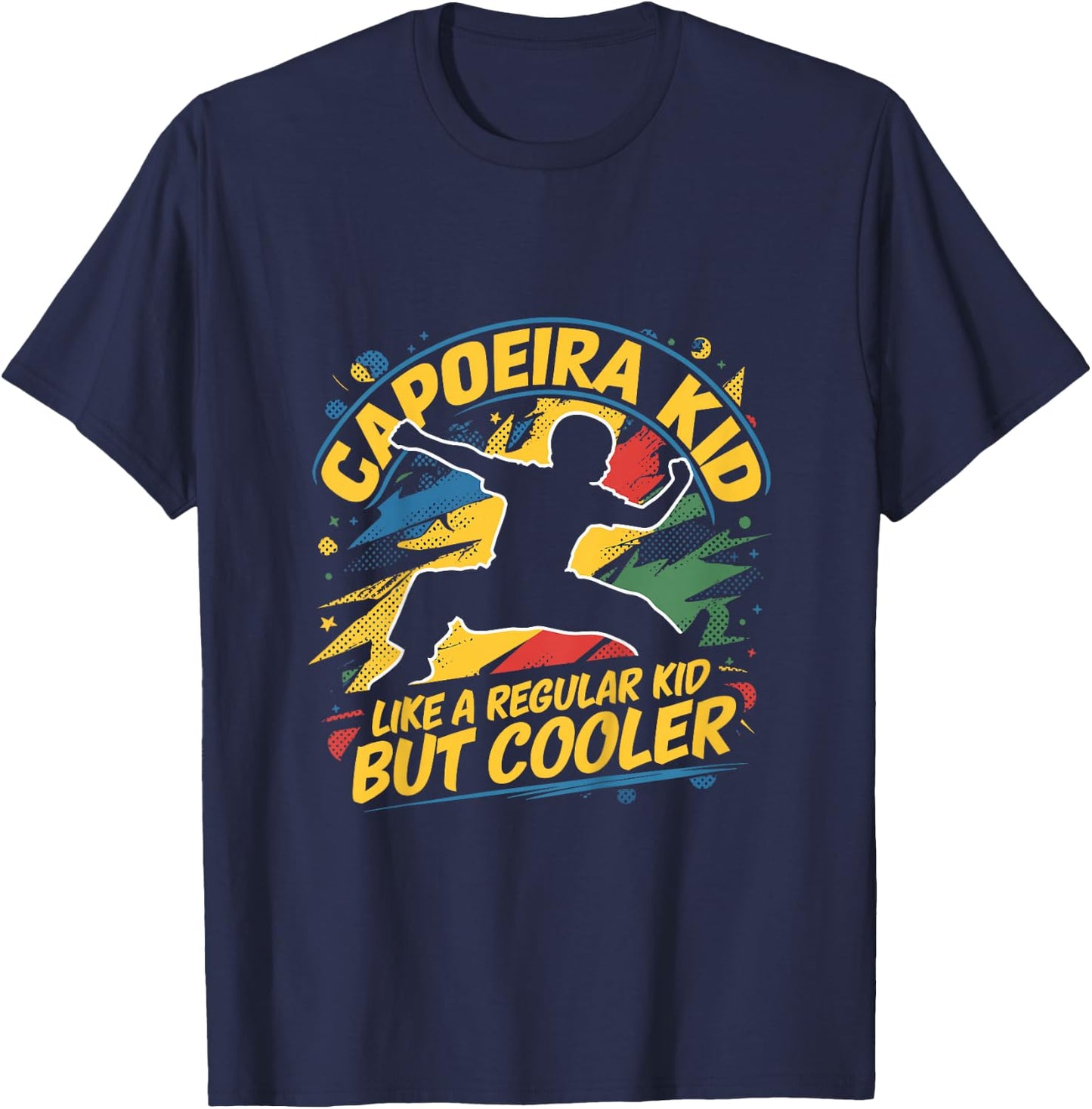 Child Capoeira Kid - like an ordinary but cooler child for children , Black, 2 T-Shirt - T-Shirt | Navy