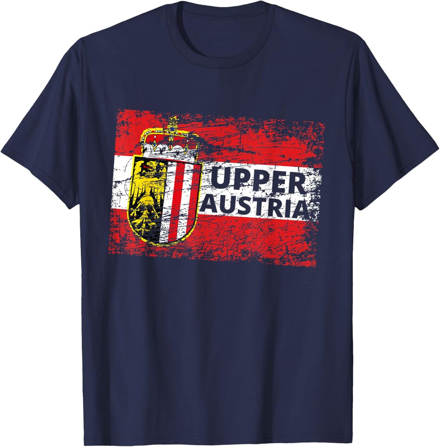 Oberösterreich Oberösterreicher/in Österreich Stolz OÖ , black T-Shirt - T-Shirt | Navy
